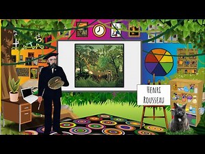 Henri Rousseau Art Lesson for Kids | Jungle Drawing Project