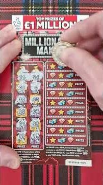 £5 National Lottery scratch card #scratchcard #lottery #nationallottery #shorts