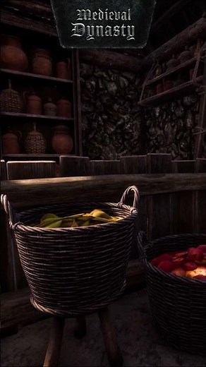 Your village is works hard to stock up before the Full Stock Update 😊 #medievaldynasty #rendercube