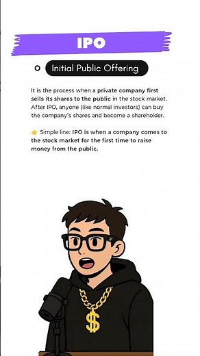 IPO(Initial Public Offering) explained #trading #stockmarket #stocks #investment #shorts