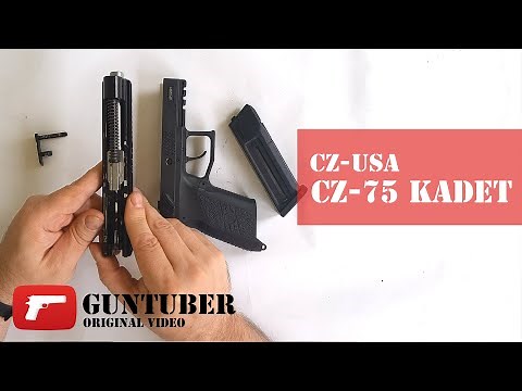 CZ USA CZ-75 Kadet .22LR - How to Disassembly and Reassembly (Field Strip)