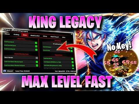 [NEW] ROBLOX KING LEGACY SCRIPT *NO KEY* - FAST AUTO FARM, AUTO DUNGEON, AUTO RAID, & MORE!