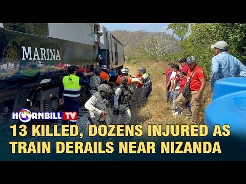 13 KILLED, DOZENS INJURED AS TRAIN DERAILS NEAR NIZANDA