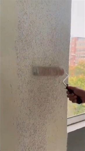 How to create a beautiful sand texture finish using paint rollers