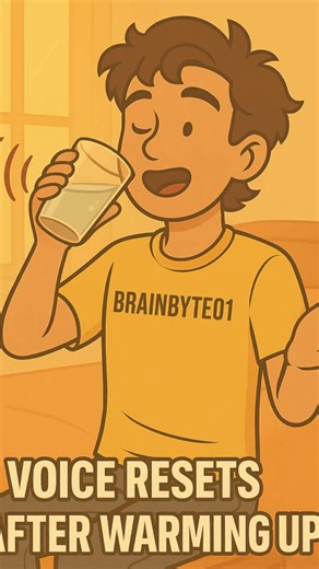 Why Does Your Voice Sound Deeper in the Morning 🌅🎙️ #shorts #facts #trivia #science