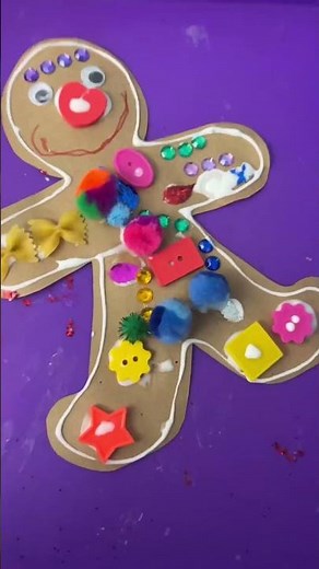 Gingerbread Man Craft for Preschool, Pre-K, & K