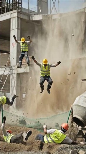 Sudden Building Collapse Caught on Camera 😱