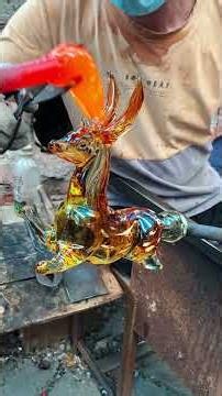 May the art of glassmaking with plum blossoms soothe your soul, flowing freely between gravit#shorts