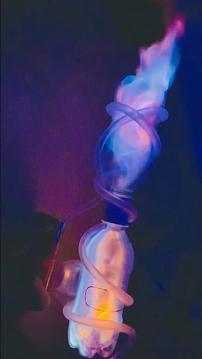 Diy plasma cannon from plastic bottles #wiqiexperiments #shorts #diy