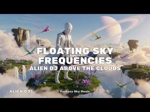Floating Sky Frequencies ☁️ | Alien DJ Above the Clouds | Dreamy Chillstep | Fantasy Sky Music