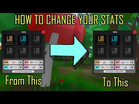 HOW TO CHANGE YOUR STATS FOR CHEAP AND WITHOUT A TOTEM | Vesteria Beta