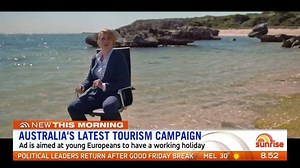 Here's your first look at Australia's latest tourism campaign, aimed at bringing in foreign workers ✈️ | Sunrise