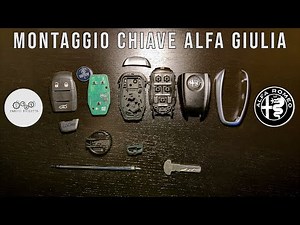 Disassembly of the Alfa Romeo Giulia key