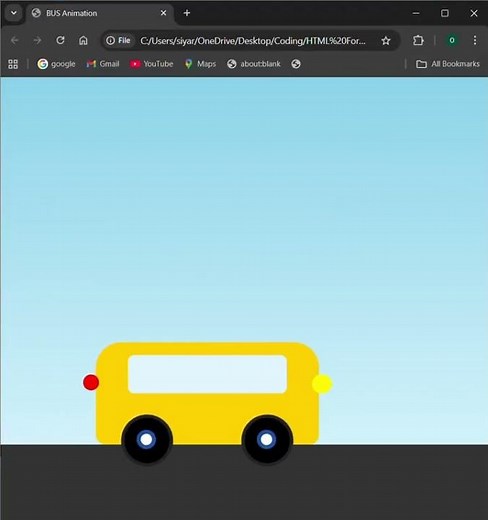 Making Bus Animation #shorts #ytshorts
