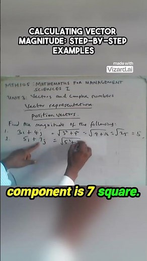 How to Find Vector Magnitude ✨ Step-by-Step with Examples