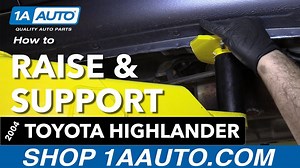 How to Raise and Support 2000-07 Toyota Highlander