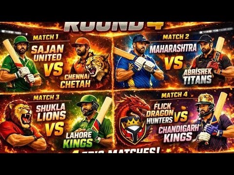 SBL 2026 FLICK DRAGON HUNTERS VS SAJAN | CRICKET 24 LIVE