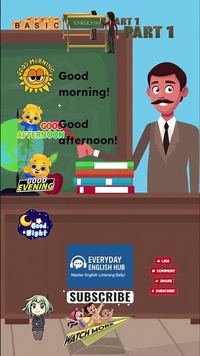 Your First English Lesson ! Speak Basic English in Minutes! Part 1 ; Greetings