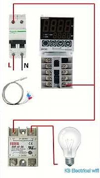 PID Controller Wiring Diagram (Omron E5WCL)#electrical