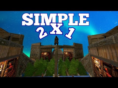 RUST: 2 x 1 Expansion for a Casual SOLO/DUO • Low Cost & Easy to Build • Min 23 Rocket Raid