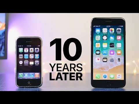 First iPhone 10 Years Later (iOS 1.0 vs 11.0)