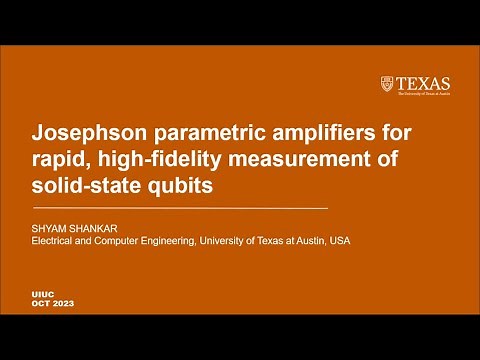 Josephson parametric amplifiers for rapid, high-fidelity measurement of solid-state qubits"