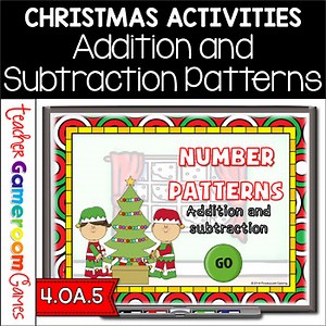 Number Patterns Christmas Powerpoint Game