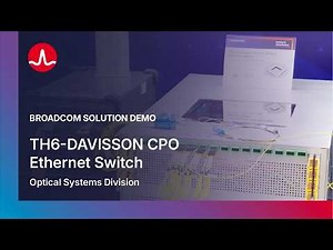 Broadcom Product Demo: Tomahawk 6 Ethernet Switch for Next-Gen AI Networks