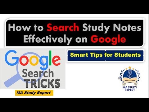How to Search Study Notes Effectively on Google | Smart 10 Tips for Students | in Urdu/Hindi