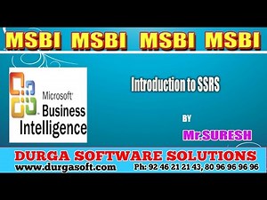 MSBI || Introduction to SSRS