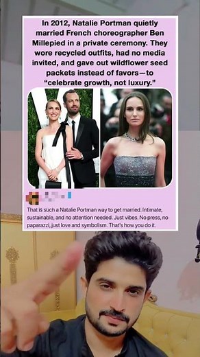 Natalie Portman quietly married French choreographer Ben Millepied in a private ceremony