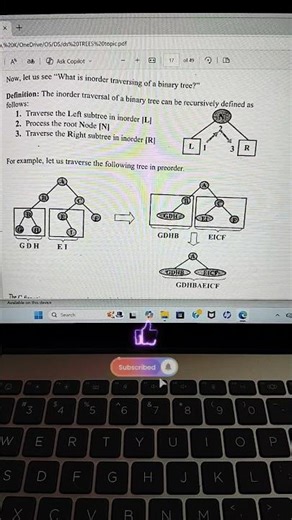 Binary tree traversal Data structure dsa || inorder, postorder, preorder traversal