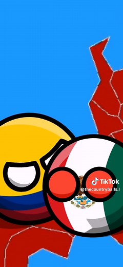Mexico y Canadá t4 #part2 #countryballs #humor #polandball
