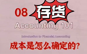 半小时财务会计超基础入门financial accounting 101 - 08 存货