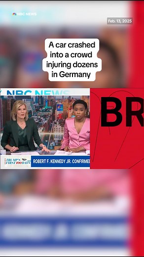 At least 28 people were injured Thursday when a car plowed into a crowd in what German authorities called a "suspected attack." | NBC News
