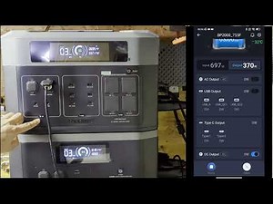 OUKITEL BP2000 contrôle via l'application WONDERFREE.