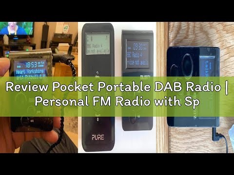 Review Pocket Portable DAB Radio | Personal FM Radio with Sports Clip and Lockable Buttons | Recharg
