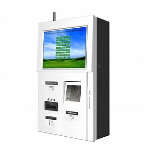 [Hot Item] Self Service Ordering Touch Screen Digital Signage Payment Kiosk with Barcode Scanner /Printer
