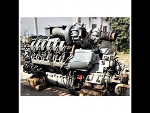 MTU 12V4000 Marine Diesel Engine with ZF Gearbox