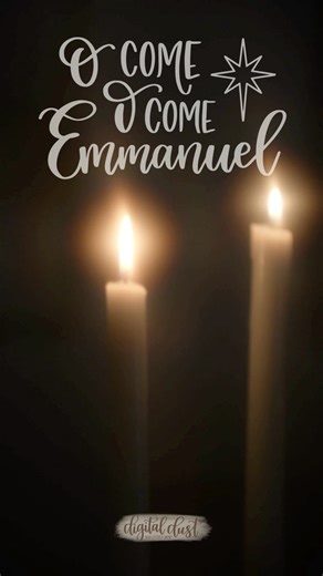 O come, O come, Emmanuel And ransom captive Israel That mourns in lonely exile here Until the Son of God appear Rejoice! Rejoice! Emmanuel Shall come to thee, O Israel | Imperfect Dust - Hand Lettered Art by Danielle