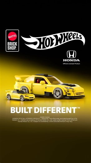 Mattel Brick Shop on Instagram: "Bring JDM power to your collection! Build the iconic '07 Honda S2000 in 1:32 scale with custom decals, swappable wheels, and a metal signature plate. Includes an exclusive die-cast S2000. Add it to your Speed Series™ lineup and let that VTEC scream! Available now."