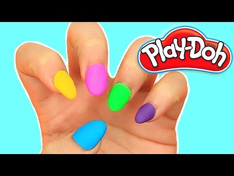 DIY Play Doh Nails! IT REALLY WORKS!