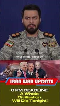 டிரம்பின் 8.00 மணி காலக்கெடு, ஈரானின் பதிலடி! எங்கள் நாட்டை பாதுகாக்க எதையும் செய்ய துணிவோம்!