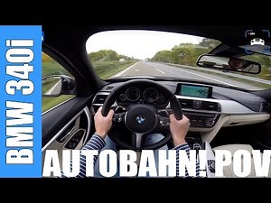 POV BMW 3 Series F30 340i TOP SPEED & ACCELERATION 0-258 km/h 326 HP Sound Test Drive