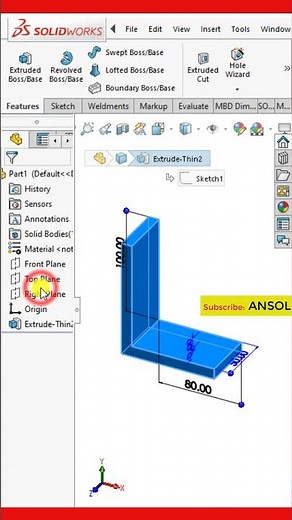 Solidworks Boss Extrude with Auto Fillet Option
