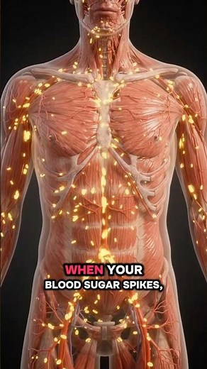 WHAT HAPPENS WHEN BLOOD SUGAR IS HIGH! 🩸⚠️ (3D Anatomy) #bloodsugar #healthyliving #health