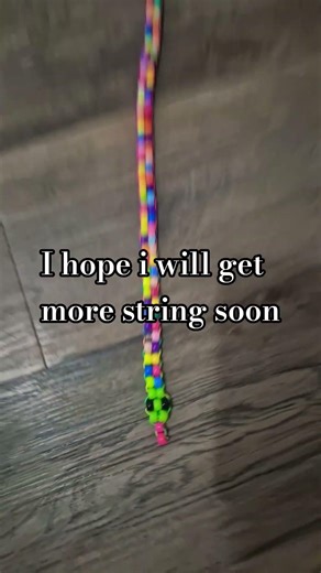 I ran out of string 😔✌️🥀