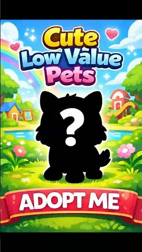 ADOPT ME: Cute low value pets #adoptmeroblox #roblox #adoptme #adoptmetrades #adoptmepets