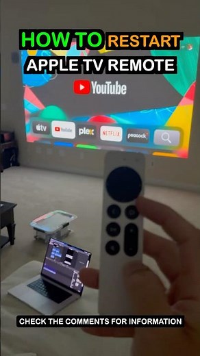 How To: Restart Apple TV Remote in 5 Seconds #avr #easyfix #quickfix #siri #remote #soundsystem