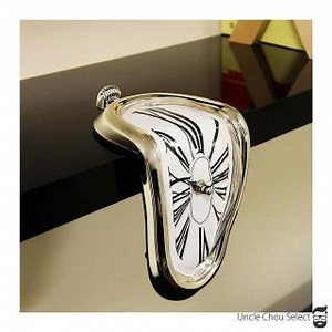 周大叔 達利時鐘 時鐘 靜音時鐘 達利融化時鐘 造型時鐘 創意時鐘 藝術時鐘 兒童房 生日禮物 工業風時鐘